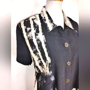 CROPPED RAYON BALI BLOUSE